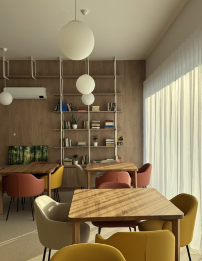 Jídelna - Národní centrum dlouhodobé péče Praha-Hostivař