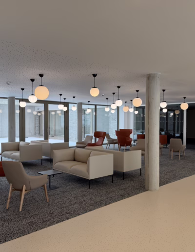 Recepce - Národní centrum dlouhodobé péče Praha-Hostivař